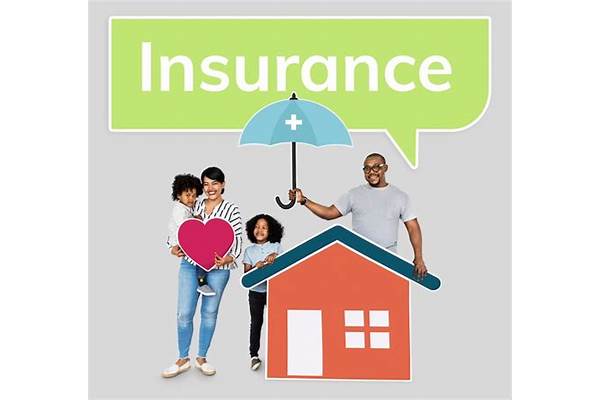 Happy family safe and protected by home insurance
