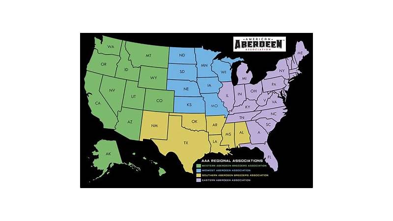 AAA Regional Clubs Map