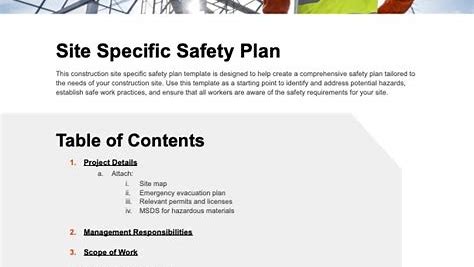 Construction site with safety plan visible, illustrating risk management in projects.