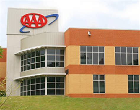 Exterior view of an AAA insurance office