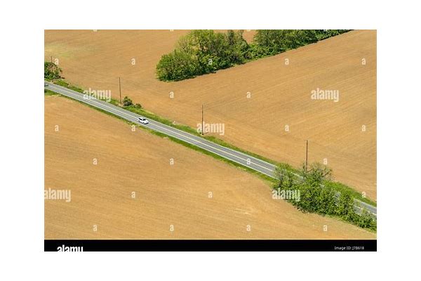 Car driving on a road in Pennsylvania